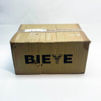 Bieye L30813, Table Lamp, Tiffany Style, Stained Glass, 16.25 inches Tall, Toucan on Tree Trunk, Night Light