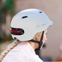 LIVALL Smart Cityhelm M, Fahrradhelm, mit Auto-Sensor-LED Rücklicht, Blinker, einstellbare Größe für Pendler.
