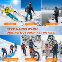 LAMA Heated Gloves XL, Ski Gloves, 3-stage heating function, ideal for outdoor, motorcycling, skiing.