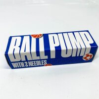 Sportbit Ballpumpe, Sportballpumpe, mit 2 Nadeln, 2 Düsen, Verlängerungsschlauch, für Basketball, Fußball, Volleyball