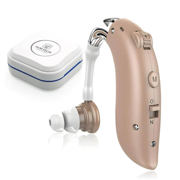 Nortech Innovation Auditory Amplifier, wireless, environmentally adaptable modes, long battery life, individually adjustable.