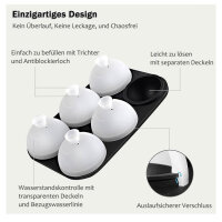 Eiswürfelform Kugel Silikon, 5cm, Faltbar,...