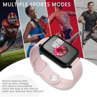 MicLee 1.3 Zoll Smartwatch Fitness Tracker IP67 wasserdicht Schrittzähler für Android iOS