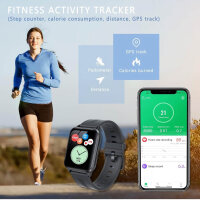 MicLee Smartwatch 1.69 inch Fitness Tracker Waterproof...