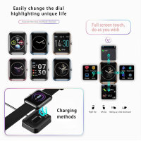 MicLee Smartwatch, model no. not available, fitness tracker, IP68 waterproof, pedometer, 4 watch faces, compatible with Android/iOS