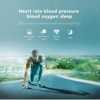 MicLee Smartwatch, model no. not available, fitness tracker, IP68 waterproof, pedometer, 4 watch faces, compatible with Android/iOS