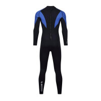 Neoprenanzug Herren Blau 3XL, Ganzkörper, 3mm, Reißverschluss hinten, ideal zum Tauchen, Schnorcheln, Surfen, Schwimmen