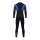Neoprenanzug Herren Blau 3XL, Ganzkörper, 3mm, Reißverschluss hinten, ideal zum Tauchen, Schnorcheln, Surfen, Schwimmen