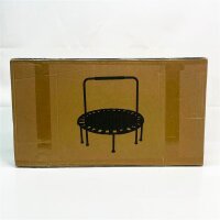 SESAMIS Foldable Fitness Trampoline, Load Capacity 200 kg, Non-Slip, Low Noise, Adjustable Handrail Height, Ideal for Indoor/Outdoor