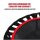 SESAMIS Foldable Fitness Trampoline, Load Capacity 200 kg, Non-Slip, Low Noise, Adjustable Handrail Height, Ideal for Indoor/Outdoor