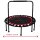 SESAMIS Foldable Fitness Trampoline, Load Capacity 200 kg, Non-Slip, Low Noise, Adjustable Handrail Height, Ideal for Indoor/Outdoor