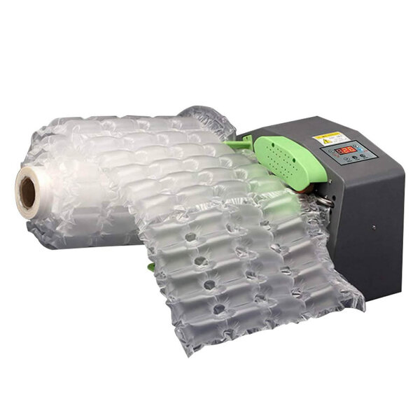 hzexun Air Cushion Machine Portable Air Cushion Buffer Machine Filling Material for Cartons, Efficient Air Cushion Packaging