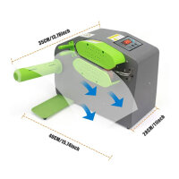 hzexun Air Cushion Machine Portable Air Cushion Buffer Machine Filling Material for Cartons, Efficient Air Cushion Packaging