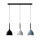 LFSEM Modern Nordic Suspension Ceiling Light 3 Heads E27 Metal for Dining Room Restaurant Bedroom