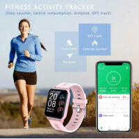 MicLee Smartwatch 1.69 Zoll Fitness Tracker Wasserdicht...