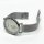MicLee Mens Watch, Analog Chronograph, Waterproof, Quartz, Stainless Steel Milanese Mesh Band, Adjustable, Silver