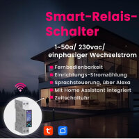 TONGOU Wlan Energiezähler 50A 1-phasig LCD...