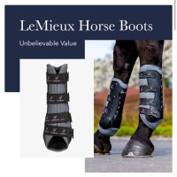 LeMieux Ultramesh Snug Boots Hinterbeine Schwarz M,...