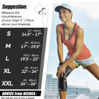 NEENCA Sports Knee Brace 2-Pack S Gray Breathable...