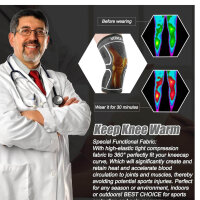 NEENCA Sports Knee Brace 2-Pack S Gray Breathable Compression Patella Knee Support for Meniscus Tear Osteoarthritis Rehabilitation Running Football