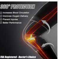 NEENCA Sports Knee Brace 2-Pack S Gray Breathable Compression Patella Knee Support for Meniscus Tear Osteoarthritis Rehabilitation Running Football