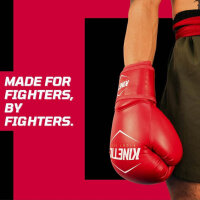 Kinetic Boxhandschuhe 10oz für Männer und Frauen, ideal für Training, Boxen, Kickboxen, Muay Thai, Sparring, Klettverschluss, für Anfänger & Profis