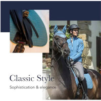 LeMieux Carbon-Mesh-Dressur-Schabracke L Salbei,...