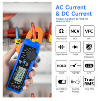 OWON CM2100 Digital Current Clamp Meter 600V AC/DC True...
