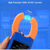 OWON CM2100 Digital Current Clamp Meter 600V AC/DC True RMS VFC Diode Multimeter compact and precise.