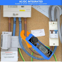 OWON CM2100 Digital Current Clamp Meter 600V AC/DC True RMS VFC Diode Multimeter compact and precise.