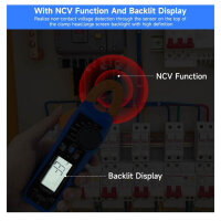 OWON CM2100 Digital Current Clamp Meter 600V AC/DC True RMS VFC Diode Multimeter compact and precise.