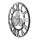 Lafocuse Wanduhr XXL 60 cm Industrie Silber Vintage geräuschlos Zahnrad Römische Zahlen Steampunk für Wohnzimmer Küche