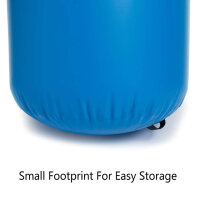 Minetom Air Roll 100cm Aufblasbare Luft Rollen Yoga Roll Gym Luftzylinder Übung Spalte 2-Blau 100*90