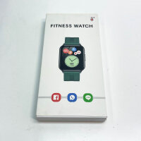 MicLee Smartwatch 1.69 Zoll Fitness Tracker Wasserdicht Pulsmesser Schrittzähler für iOS Android zwei Armbänder