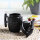 Aseok Fun Bomba Cup 300 ml Keramik schwarz für Cappuccino, Kaffee, Tee mit Deckel - originelle Geschenkidee