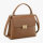 BAICLES Handbag Women Medium Shopper Expandable Brown Leisure Party Work