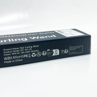 Umiga Lockenstab Curling-Eisen, schwarz, Lockenstab, schnelles Aufheizen, keramikbeschichtete Heizplatten, temperaturregulierbar.