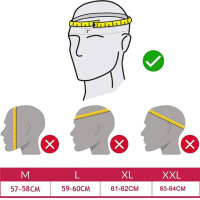 FREEUP motorcycle helmet, size L, full-face helmet, racing helmet, mirrored visor, black, for men and women