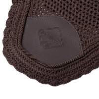 LeMieux Acoustic Pro L Fliegenhaube Mittelbraun, schickes Design, optimaler Schutz, atmungsaktives Material, ideal für Turniere.