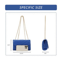 Jywmsc Womens PU Leather Handbag Clutch Stylish Quilted Crossbody Shoulder Bag