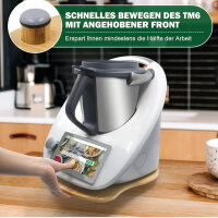 Gleitbrett für Thermomix TM6 TM5, Bambusholz,...