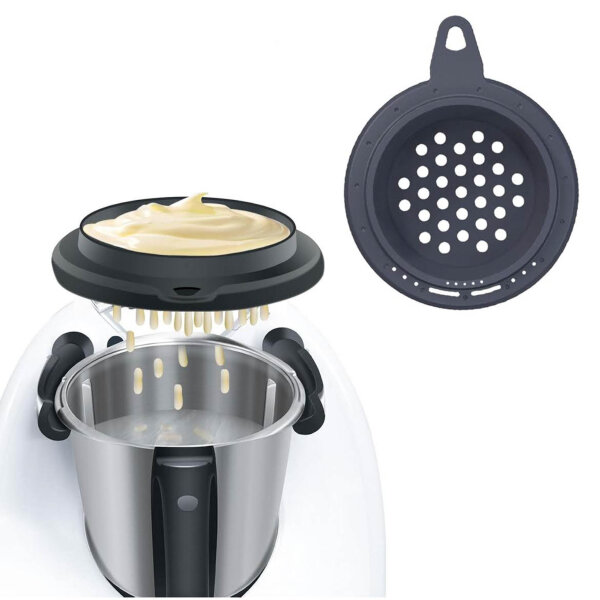 Spätzleaufsatz Thermomix TM6 Zubehör, Spätzlesieb, schnell zubereitete Spätzle, inkl. Schaber, praktisches Küchengerät