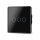 TAWOIA Touch Lichtschalter 3 Fach, Unterputz, 2.5D Curved Glasplatte, 86x86mm, Schwarz, elegantes Design, einfache Bedienung.