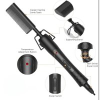 UMIGA Hot Comb, Electric Brush, Copper, Black, Fast...