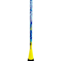 Prince Pro Rebel graphite badminton racket, badminton, including shuttlecocks, carrying bag, lightweight, robust, ideal for leisure.