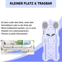 Olubfdh Pilates Reformer Set, Foldable 5-in-1 LED Counter Automatic Rebound Roller Multifunctional Exercise Board for Home