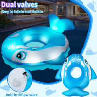DeeprBlu Inflatable Air Mattress Floating Chair with Cup Holder, Large Mattress for Adults, Ideal for Pool and Water