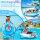 DeeprBlu Inflatable Air Mattress Floating Chair with Cup Holder, Large Mattress for Adults, Ideal for Pool and Water