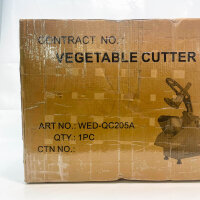 Mxmoonant 750W Electric Vegetable Slicer with 6 Cutting Discs for Slices, Strips, Cubes, and Grates, Includes Tool Kit