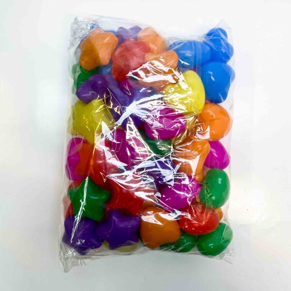 BESTonZON 60 Balls Plastic Ball Pit BPA Free 2.67 Inch Safe for Toddlers Ideal for Parties and Play Tent.